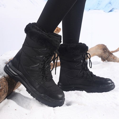 Damen Winter-Wanderschuhe mit isolierendem Futter und rutschfester Sohle EB