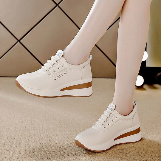 Damen bequeme Lifestyle Sneakers mit atmungsaktiver Obermaterialstruktur und flexiblem Komfortfußbett EB