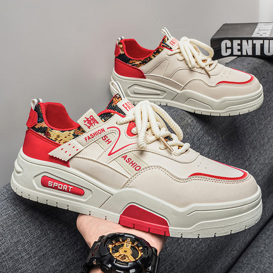 Damen Modische Sneakers mit floralen Akzenten und dämpfendem Sohlenprofil EB