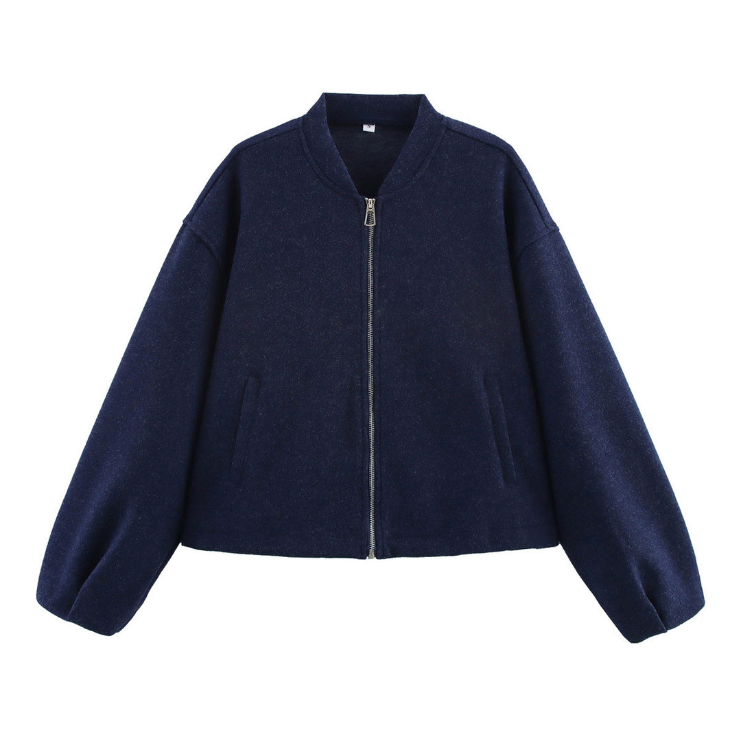 Damen lässige Bomberjacke mit praktischen Taschen und modernem Schnitt EB
