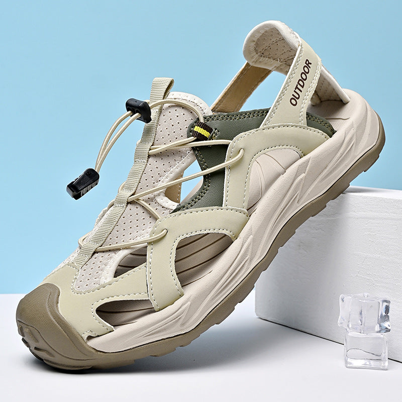 Damen Sportliche Wassersandalen mit flexibler Schnellschnürung und rutschfester Sohle EB