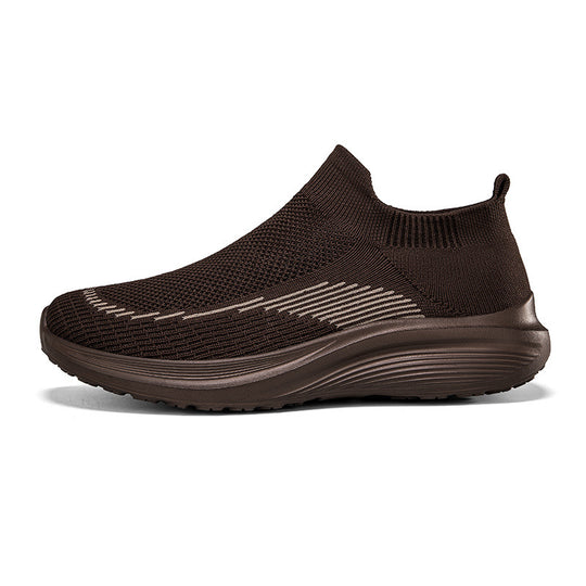 Damen Sportliche Sockensneaker mit atmungsaktivem Obermaterial und rutschfester Sohle EB