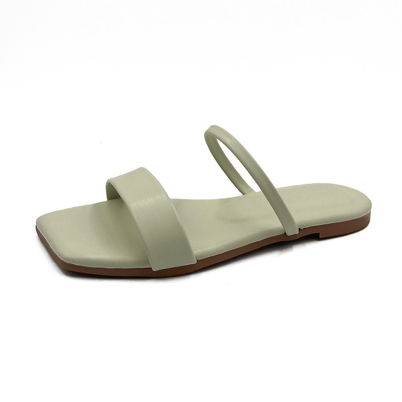 Damen Minimalistische Riemensandaletten mit elegantem Design und bequemer Fußbettgestaltung EB
