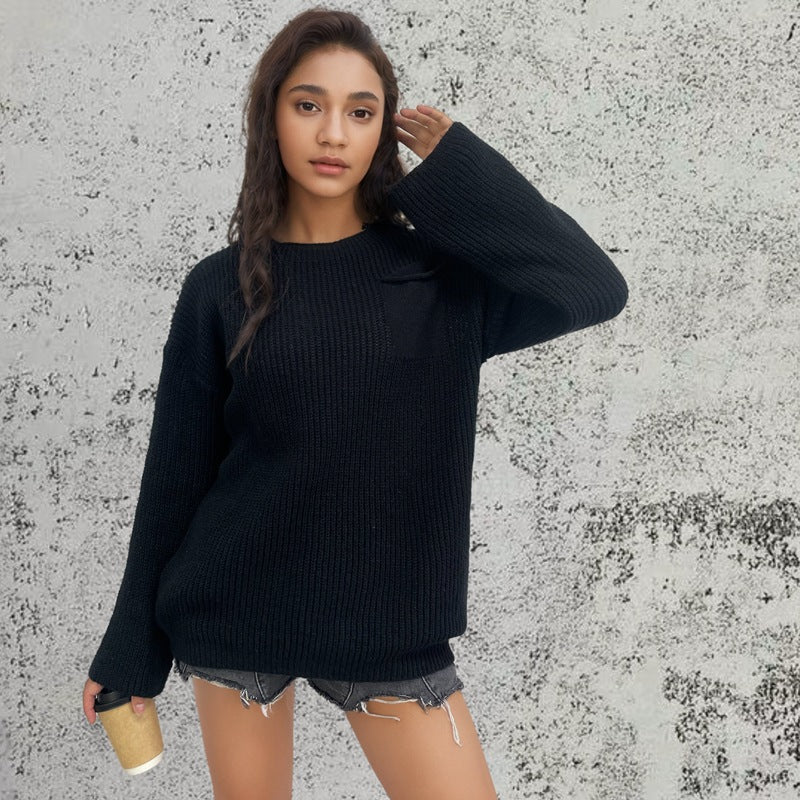 Damen Grobstrickpullover EB