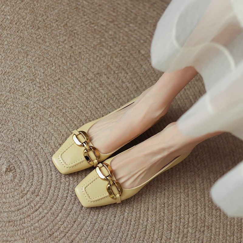Damen Ballerinas mit elegantem Kettenakzent EB