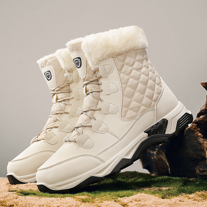 Damen Winterstiefel mit gefüttertem Innenbereich und griffiger Laufsohle EB