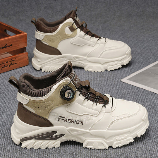 Damen Sportliche High-Top Sneakers mit rutschfestem Profil und modernem Design EB