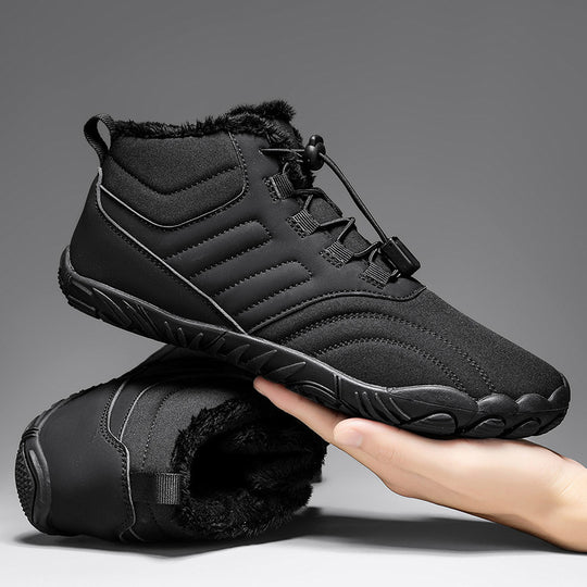 Damen Wasserdichte Outdoor-Schnürstiefel mit kuscheligem Innenfutter EB