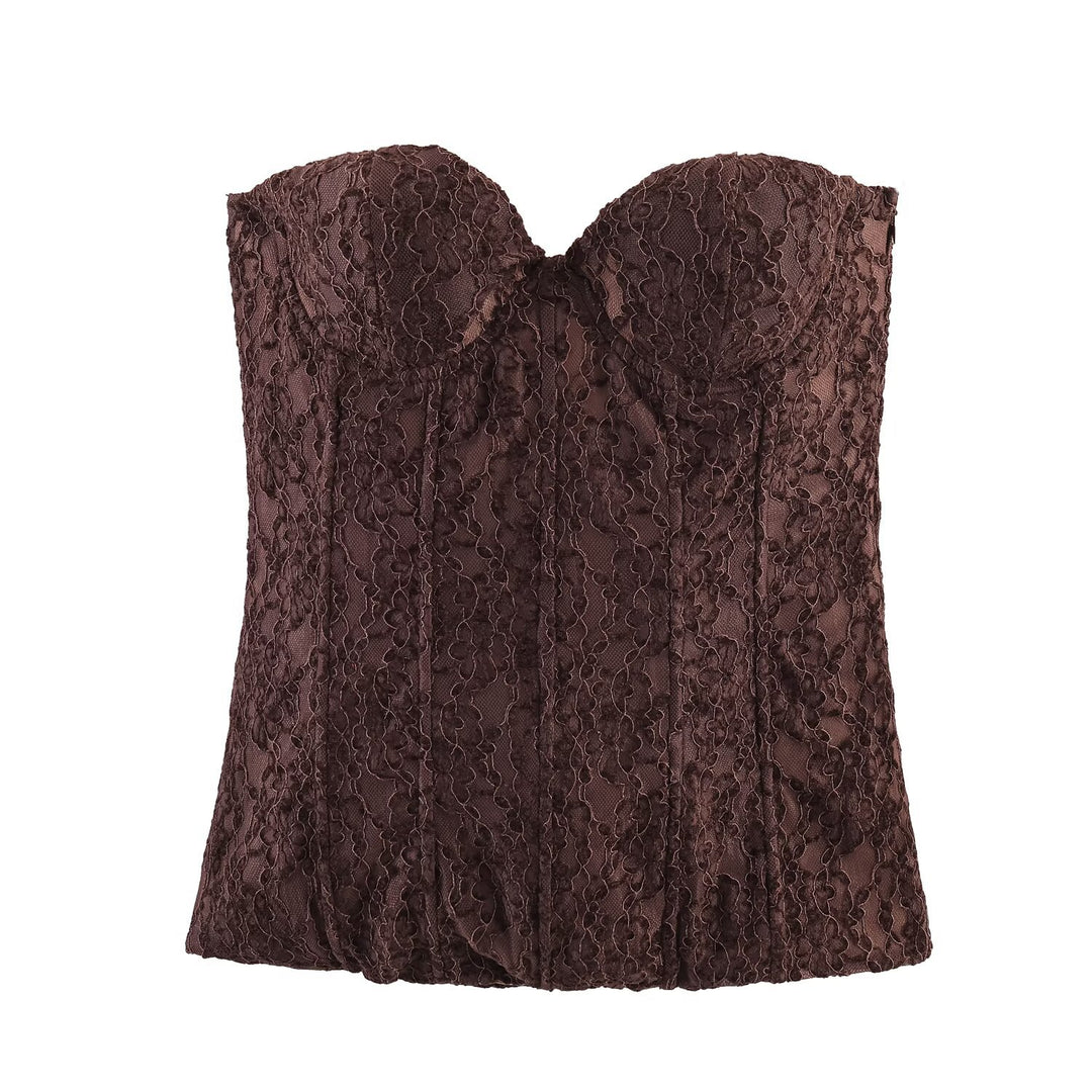 Damen Spitzen-Bustier mit verführerischem Design und eleganten Details EB