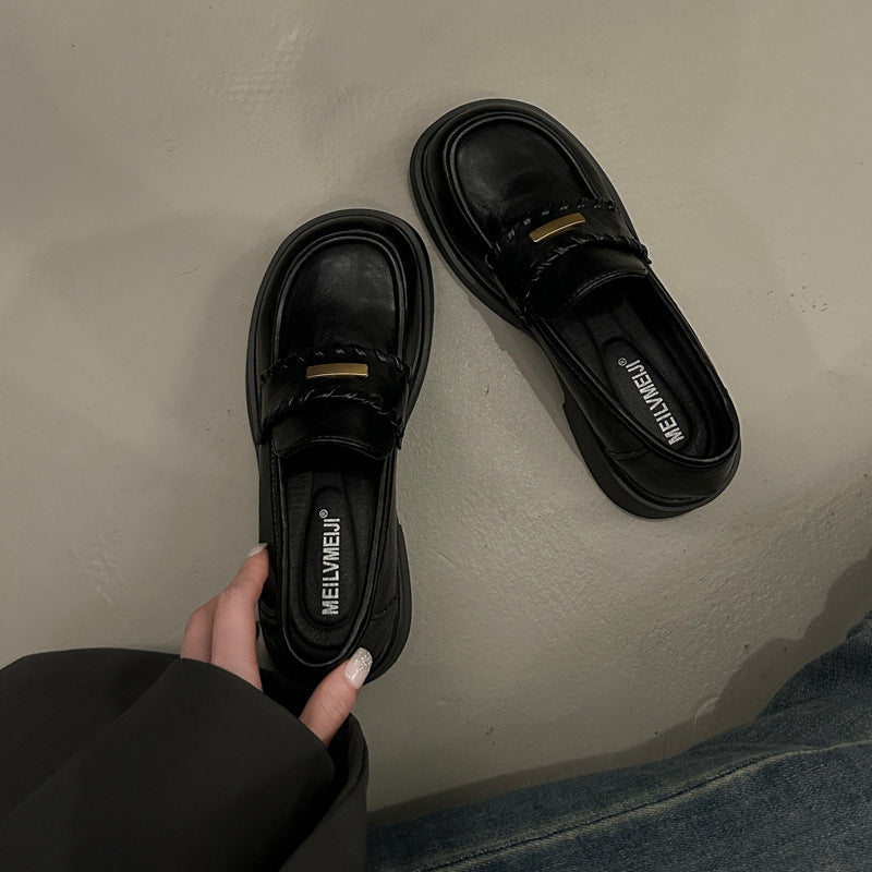 Damen Loafers mit komfortabler Sohle und modischem Riemen EB