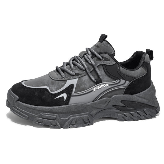 Damen Sportliche Chunky Sneakers mit atmungsaktiver Oberflächenstruktur und rutschfester Sohle EB