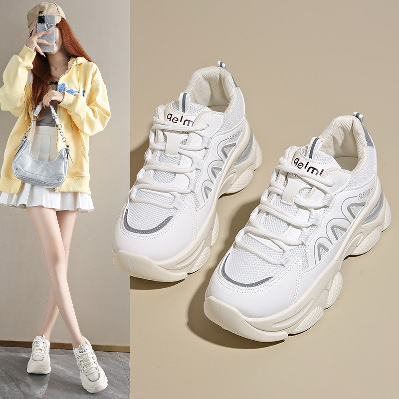 Damen Sportliche Sneakers mit ergonomischem Dämpfungssystem und modischem Mesh-Obermaterial EB