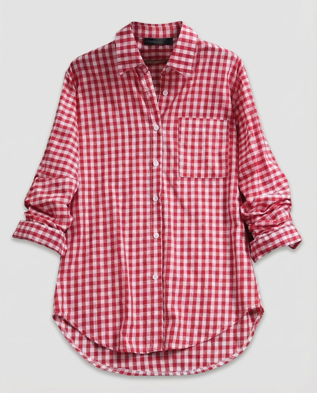Damen Kariertes Hemd Oversize | EB