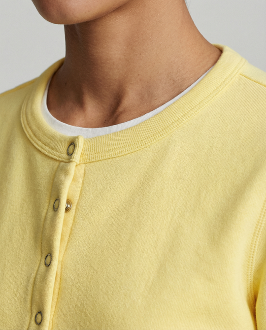 Damen Langarmshirt mit Druckknöpfen