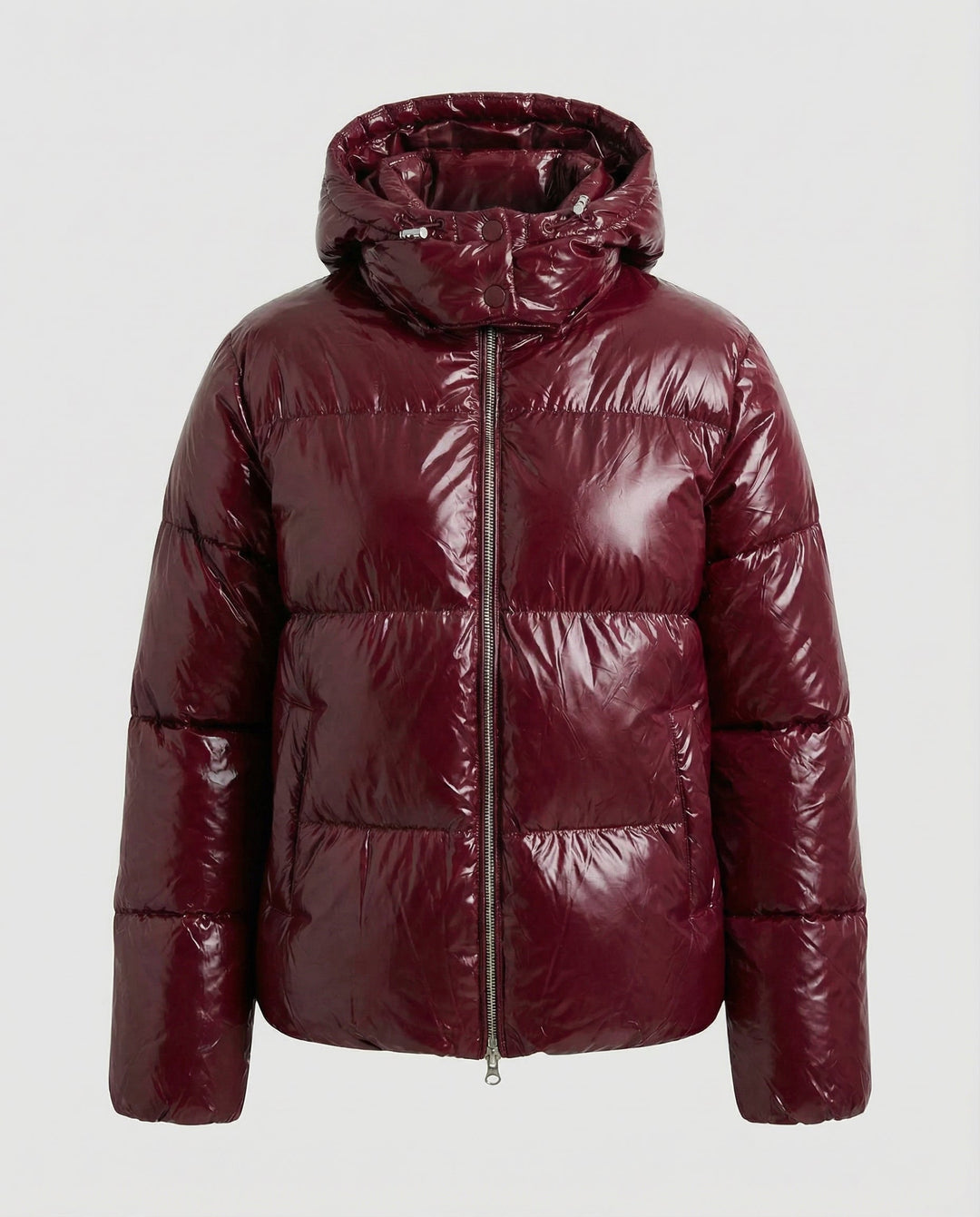 Damen Puffy Jacke Kapuze | EB