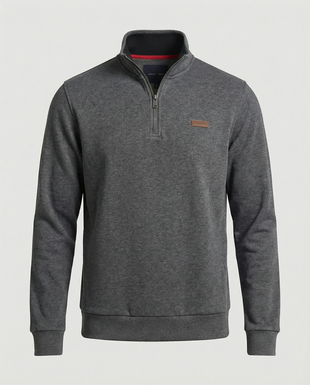 Herren Hochwertiger Fleece-Pullover mit halbem Reißverschluss EB