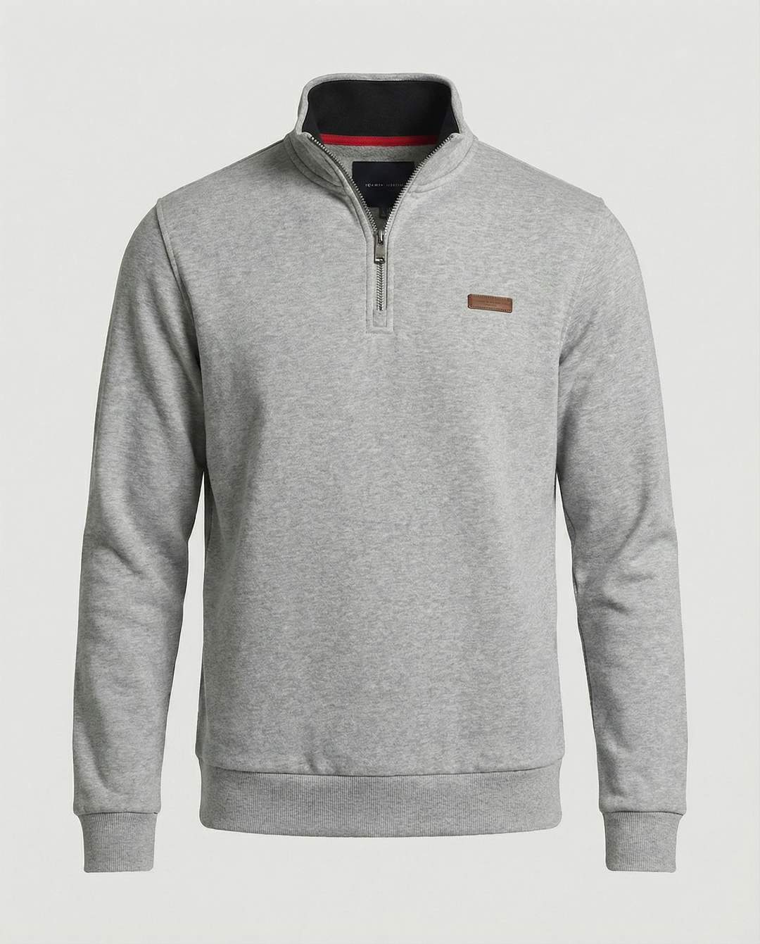 Herren Hochwertiger Fleece-Pullover mit halbem Reißverschluss EB
