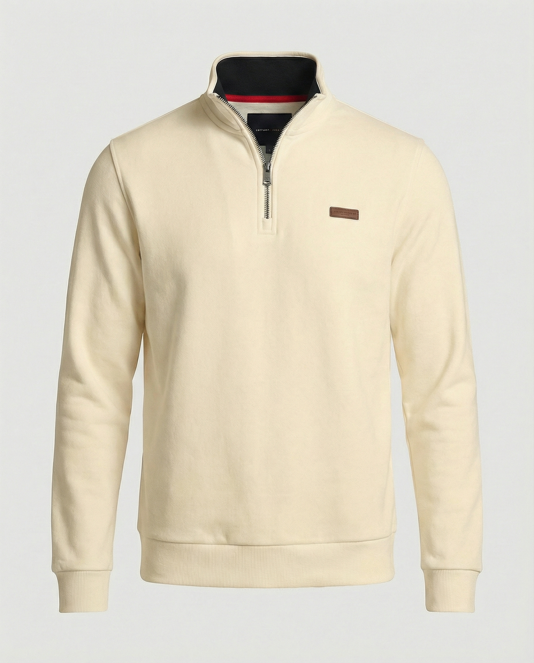 Herren Hochwertiger Fleece-Pullover mit halbem Reißverschluss EB