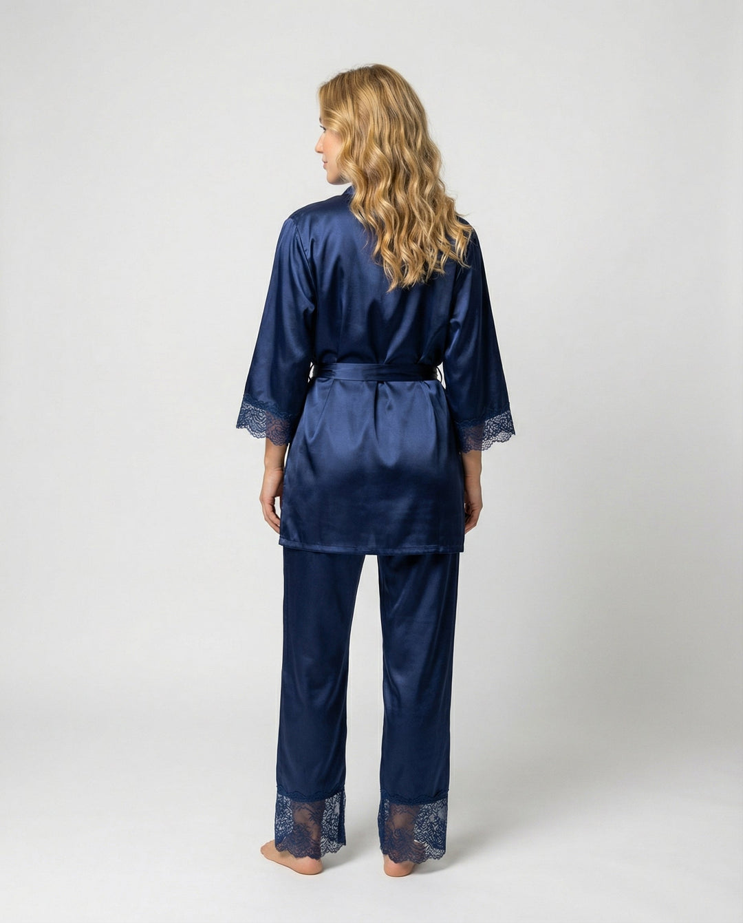 Luxuriöses Seiden Pyjama Set Damen | EB