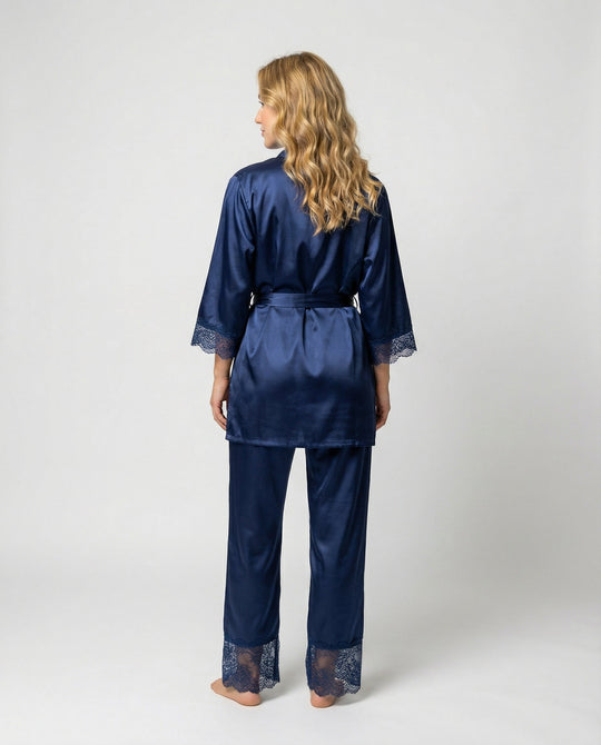 Luxuriöses Seiden Pyjama Set Damen | EB