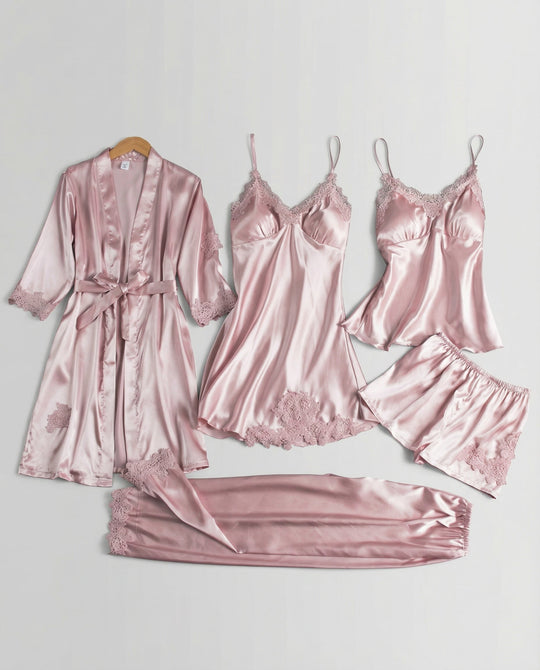 Luxuriöses Seiden Pyjama Set Damen | EB