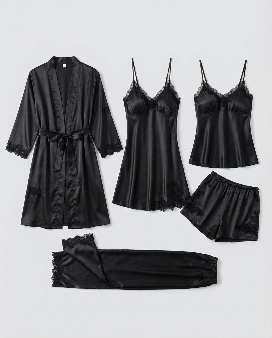 Luxuriöses Seiden Pyjama Set Damen | EB