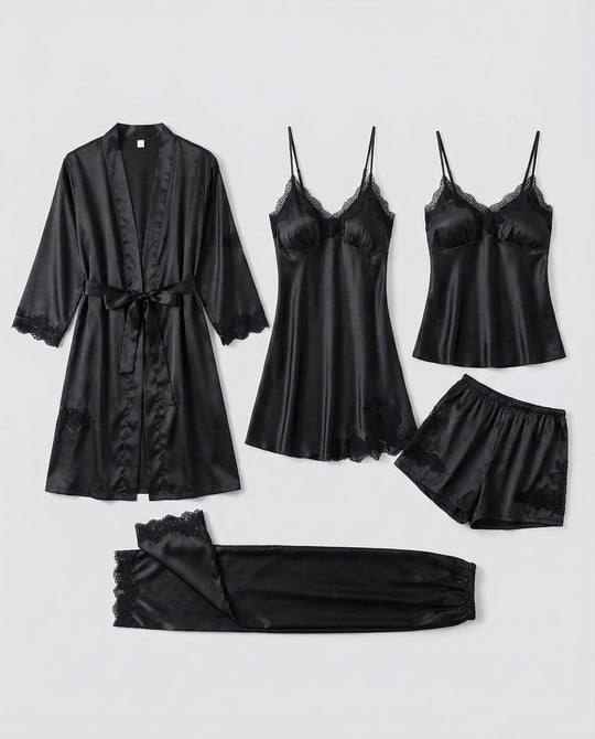 Luxuriöses Seiden Pyjama Set Damen | EB