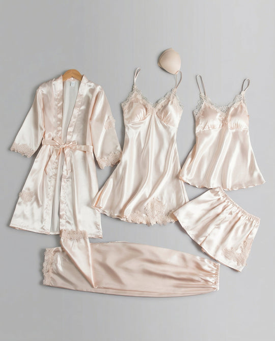 Luxuriöses Seiden Pyjama Set Damen | EB