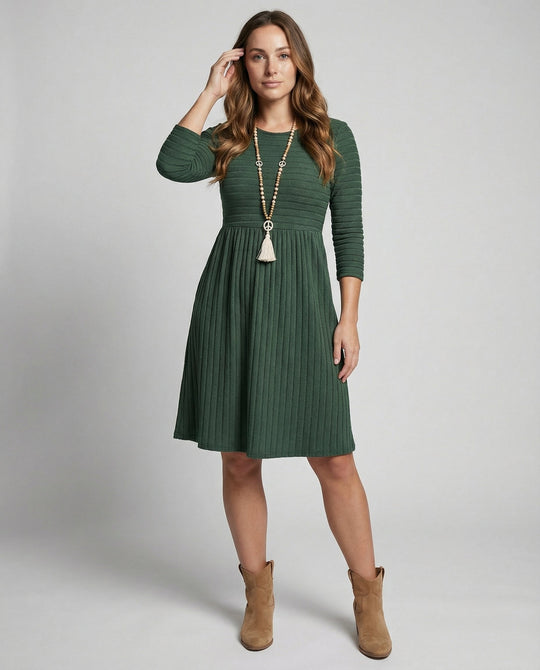 Strickkleid Lange Ärmel Damen | EB