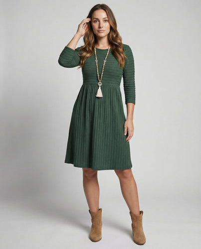Strickkleid Lange Ärmel Damen | EB