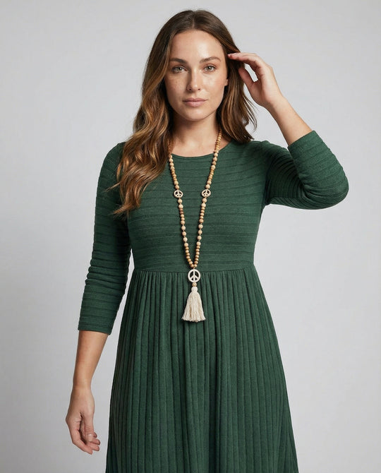 Strickkleid Lange Ärmel Damen | EB
