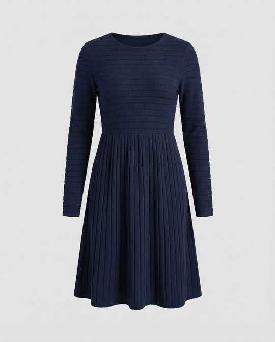 Strickkleid Lange Ärmel Damen | EB