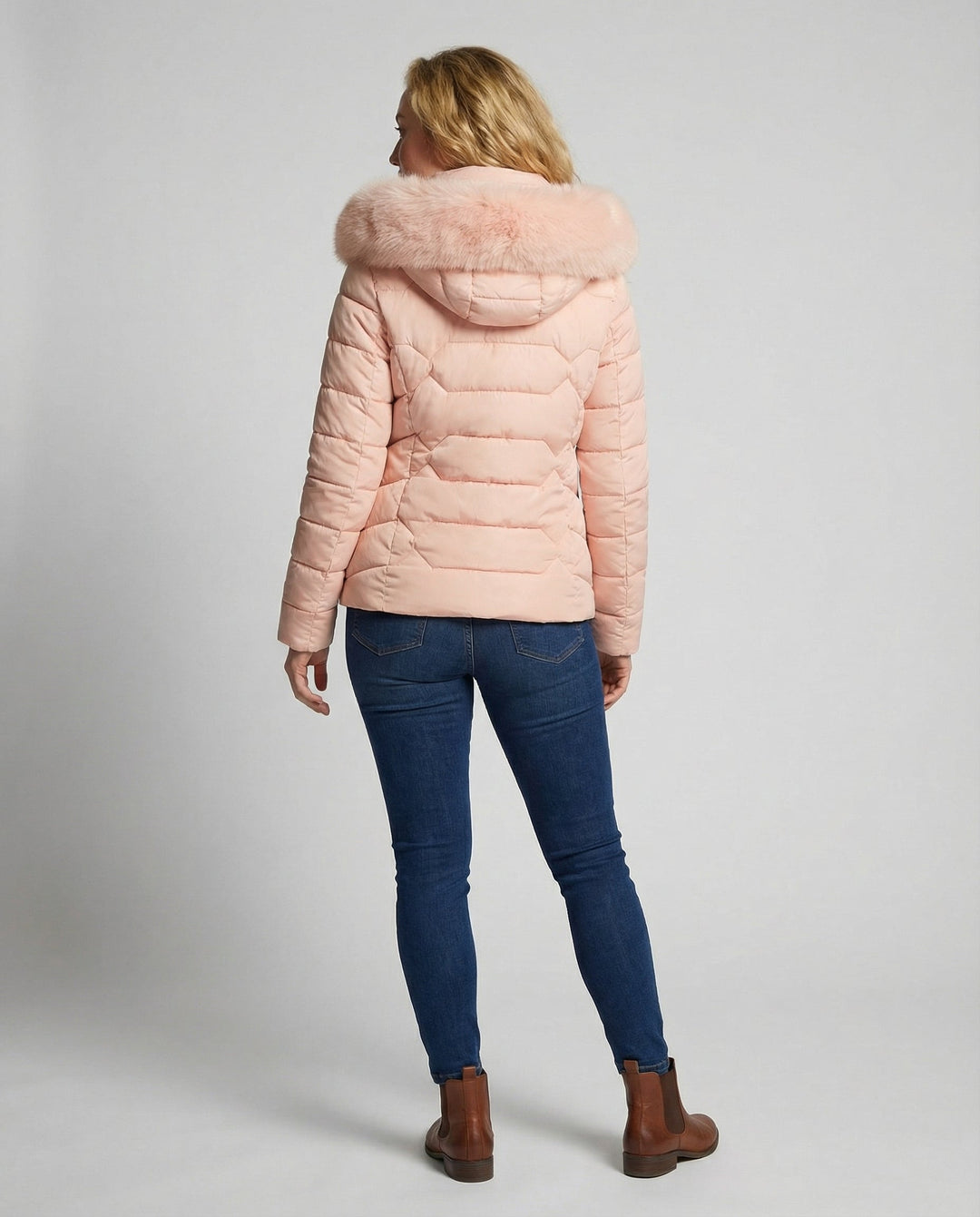 Damen Winterjacke Kunstfell | EB