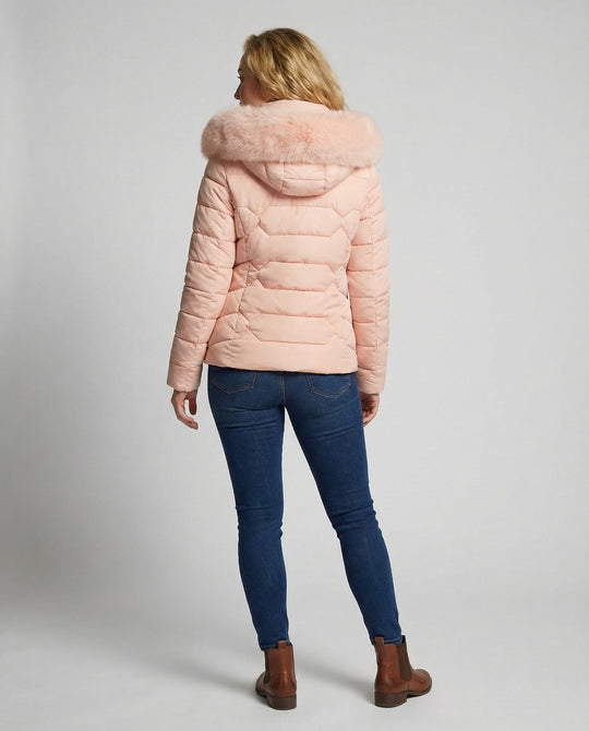 Damen Winterjacke Kunstfell | EB