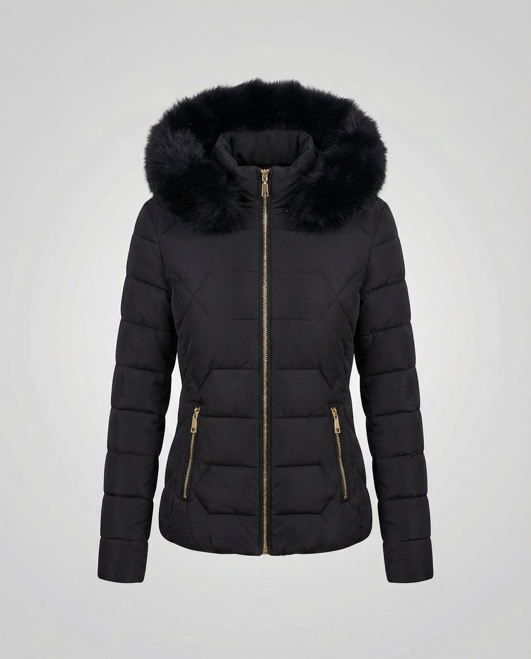 Damen Winterjacke Kunstfell | EB