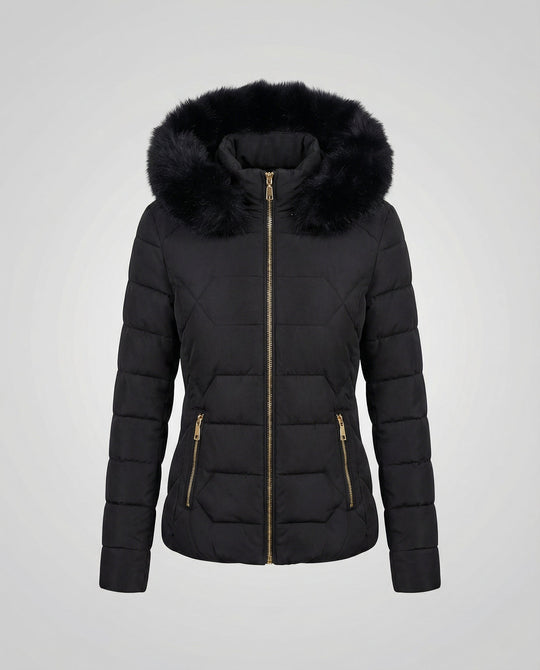 Damen Winterjacke Kunstfell | EB