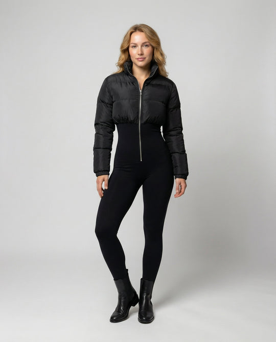Taillierte Warme Daunenjacke Damen | EB