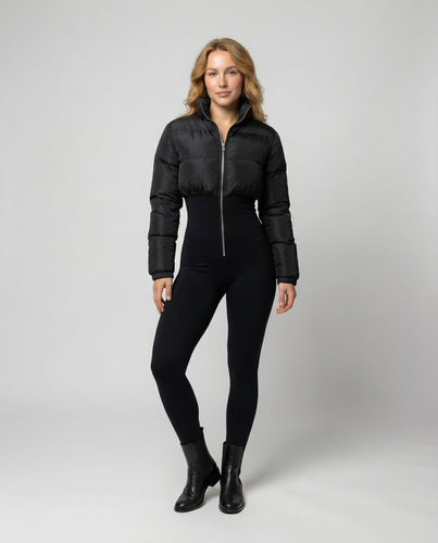 Taillierte Warme Daunenjacke Damen | EB
