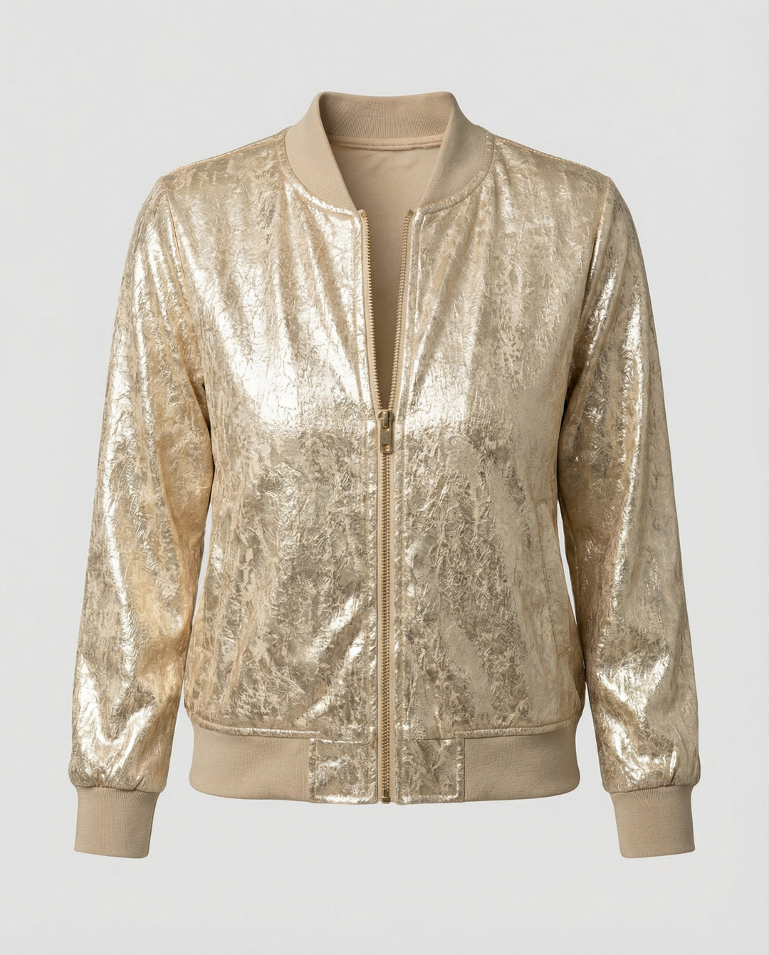 Glänzende Bomberjacke Damen | EB