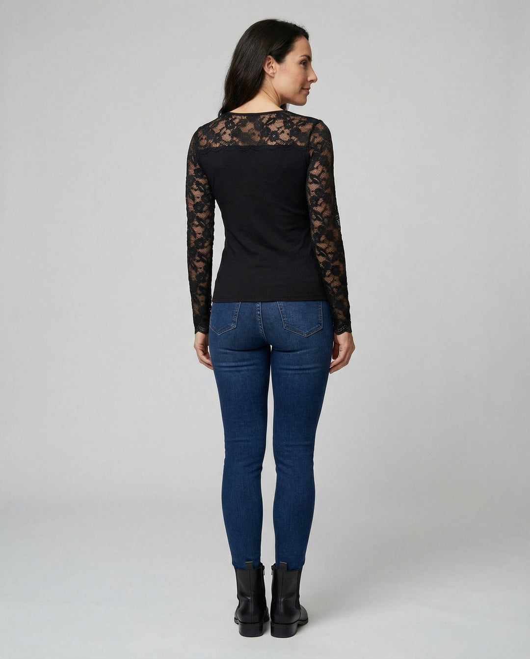 Eleganter Damen Spitzen-Bodysuit | EB