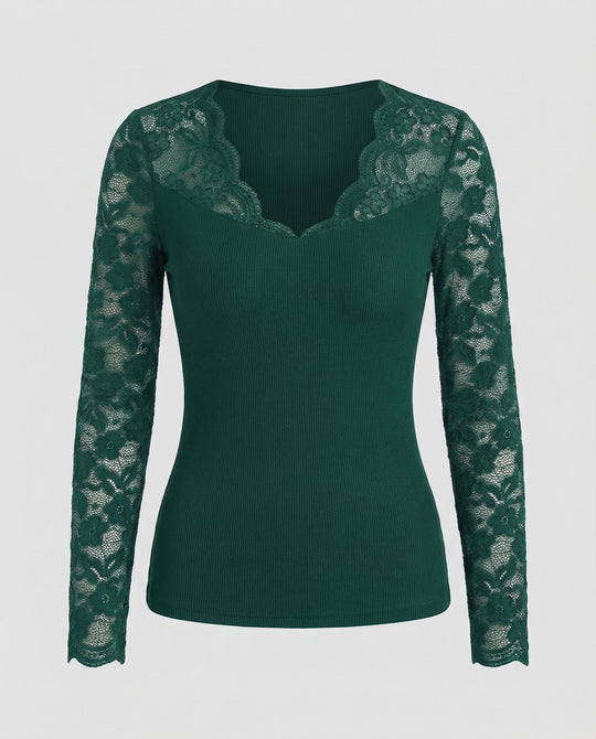 Eleganter Damen Spitzen-Bodysuit | EB