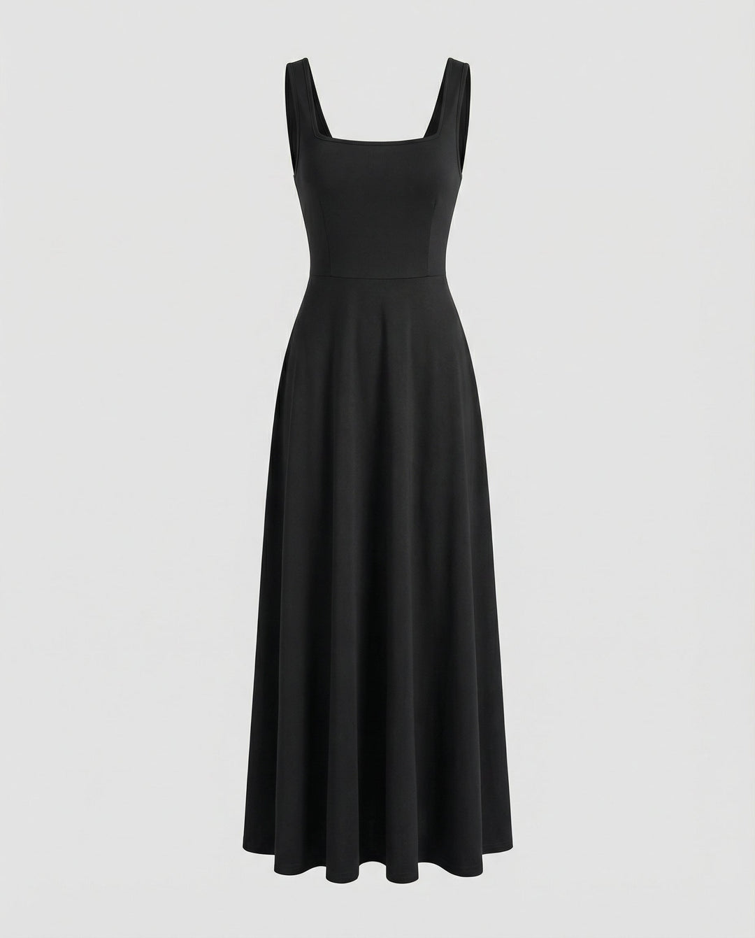 Weiches Quadratisches Maxikleid Damen | EB