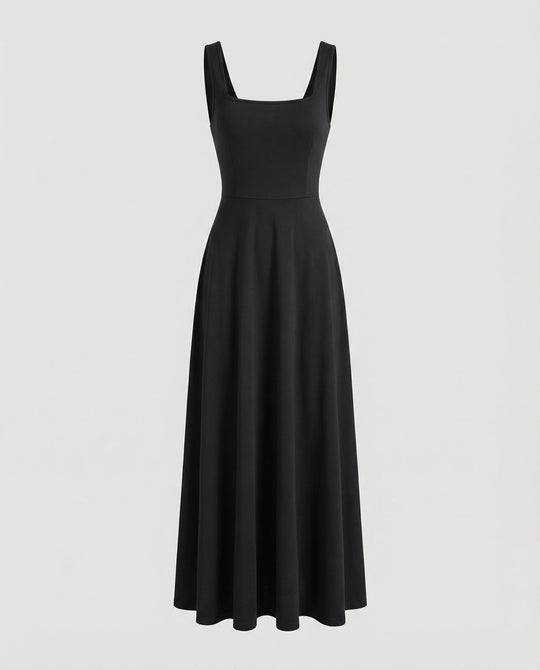 Weiches Quadratisches Maxikleid Damen | EB