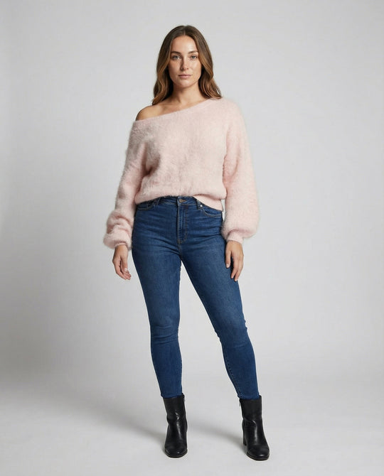 Damen Mohair-Oversized Pullover | EB