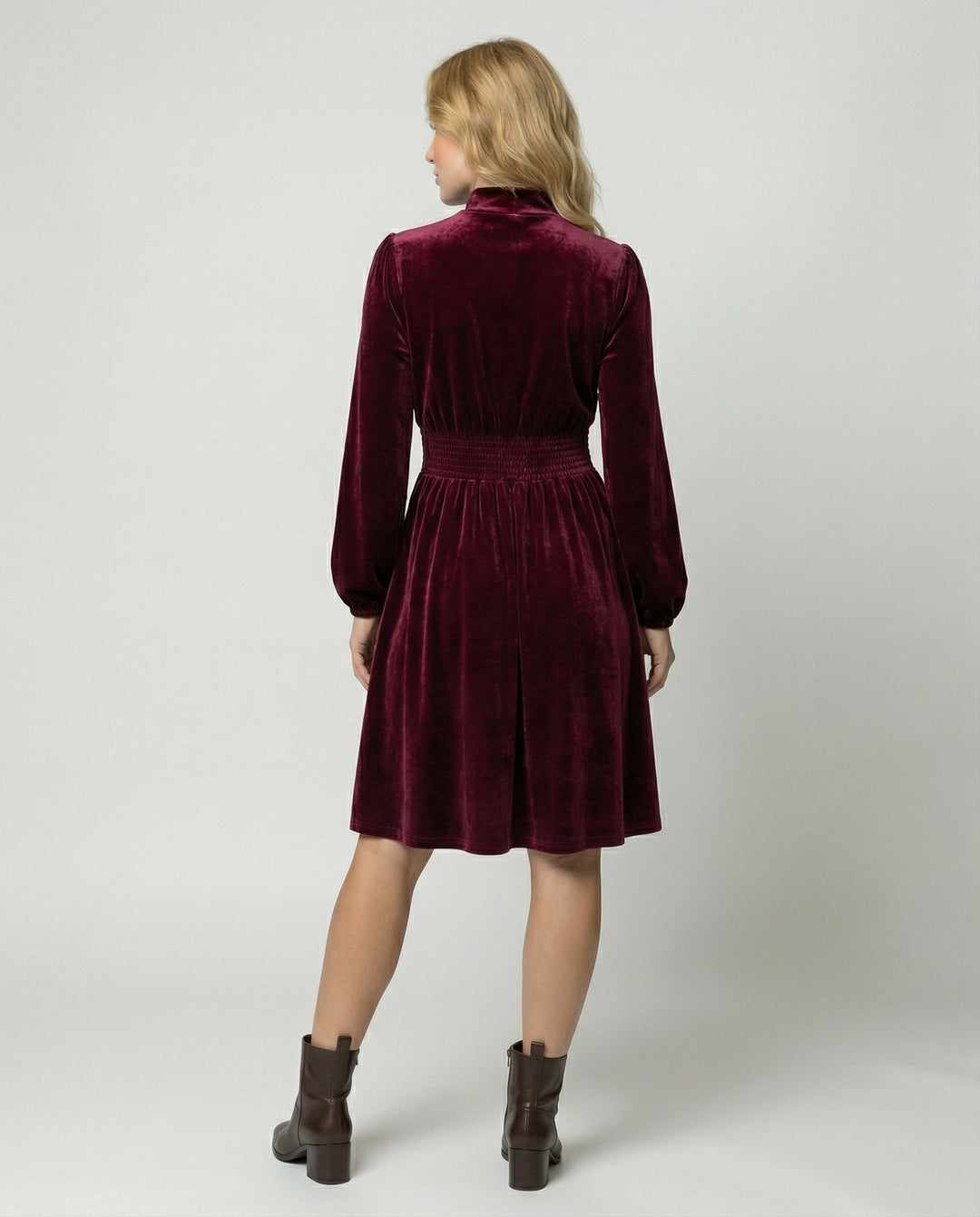 Elegantes Samtkleid Damen | EB