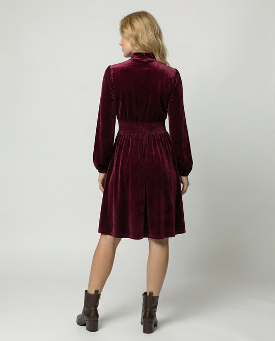 Elegantes Samtkleid Damen | EB