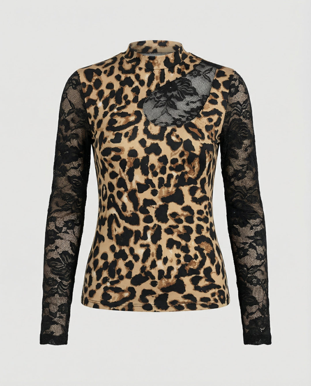 Leoparden Transparent Oberteil Damen | EB