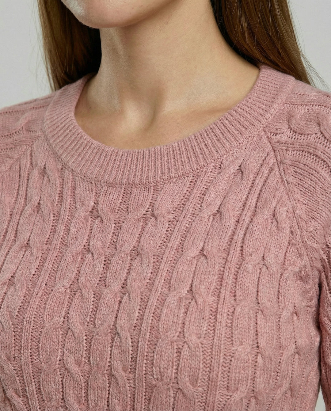 Strickkleid Zopfdesign Damen | EB