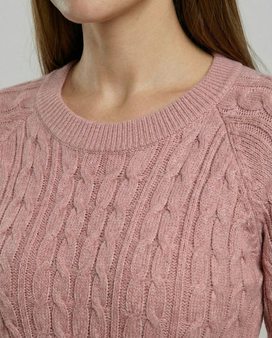 Strickkleid Zopfdesign Damen | EB