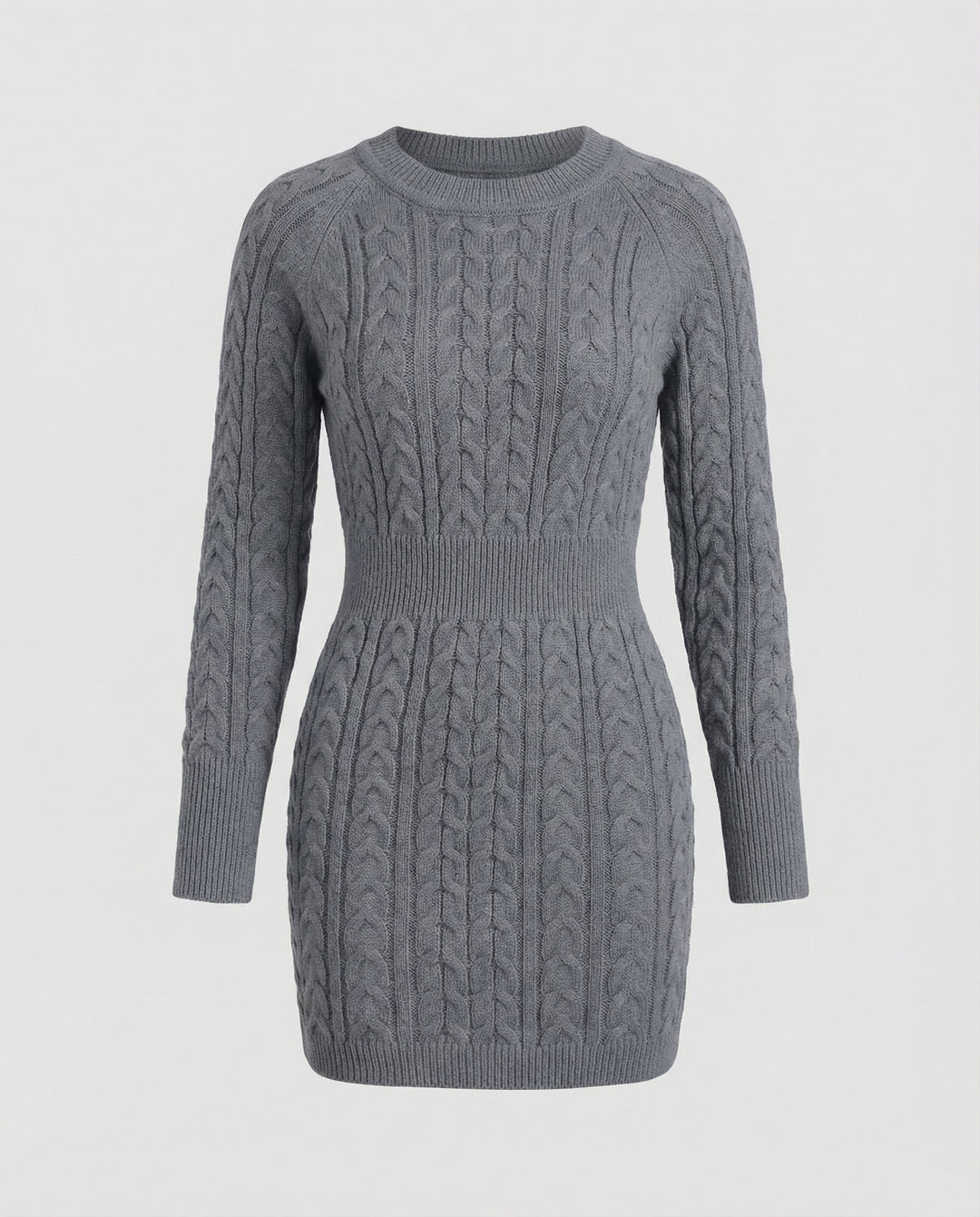 Strickkleid Zopfdesign Damen | EB